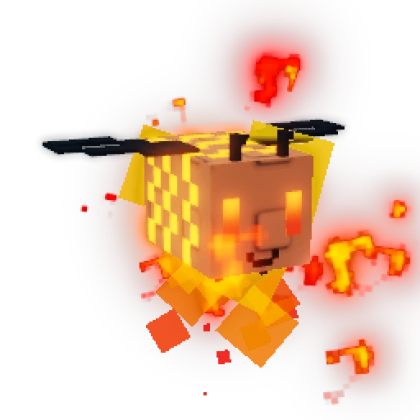 Flame Bee — Grow a Garden rare pet